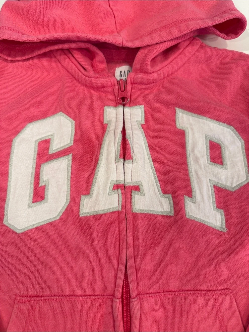 GAP Girls Bright Pink Hoodie & Joggers Set